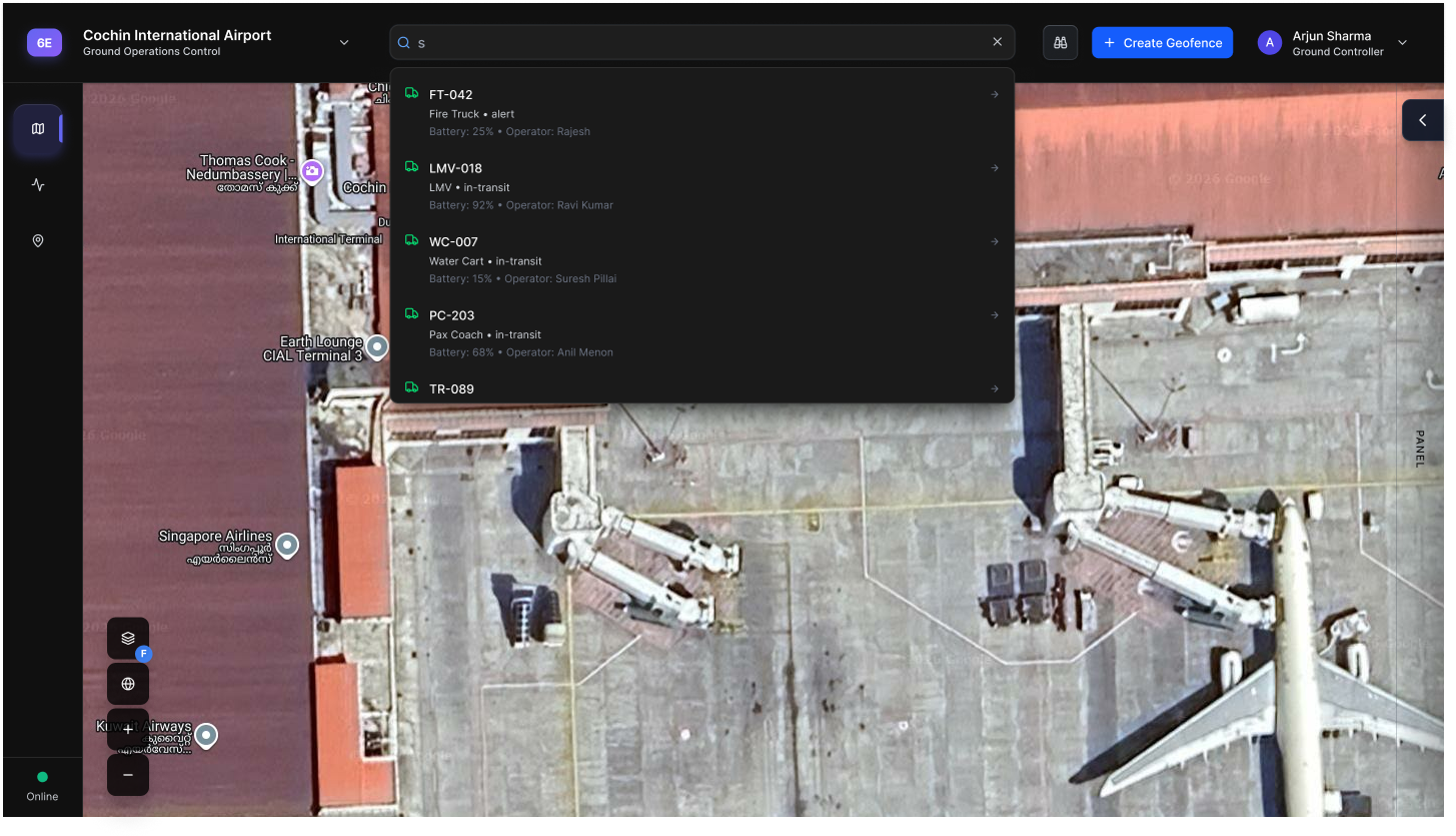 Asset search